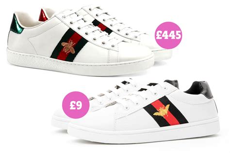 Poundland sell Gucci lookalike trainers for fraction of £445 price